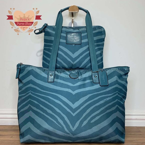 Coach Handbags - 💙Coach Signature Nylon Bag & Snap Pouch💙